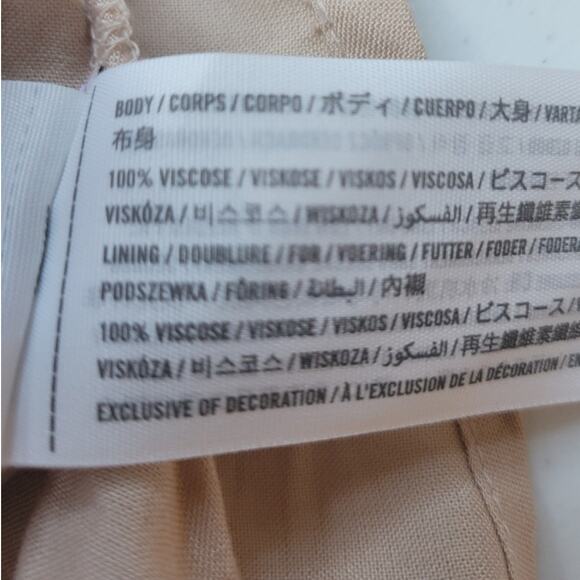 Abercrombie & Fitch Cheetah Print Tiered Dress Women's XS Balloon Sleeve Pockets - Picture 7 of 8